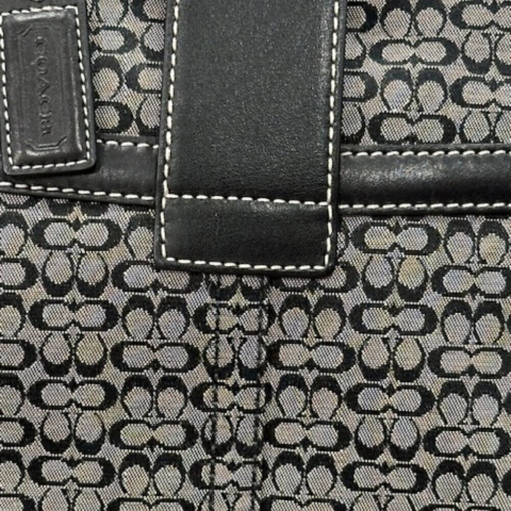 Coach Black and Gray Hobo Bag - Picture 11 of 13